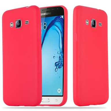 Skal Samsung Galaxy J3 2016 Fodral Case (Röd)