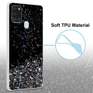 Samsung Galaxy A21s Skal Fodral Case (Svart)