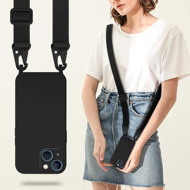 iPhone 13 MINI Skal Fodral Kedja (Svart)