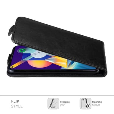 Samsung Galaxy A11 / M11 Flipfodral Skal (Svart)