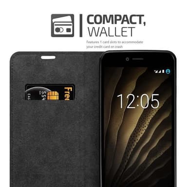 BQ Aquaris U / U LITE Skal Fodral Case (Svart)