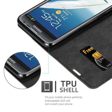 Samsung Galaxy NOTE 2 Skal Fodral Case (Brun)
