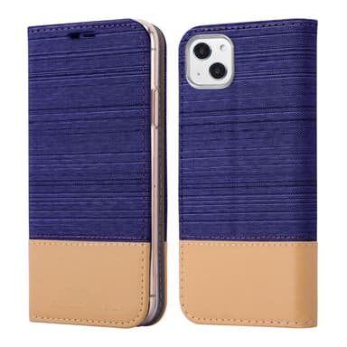 iPhone 13 Plånboksfodral Skal (Blå)