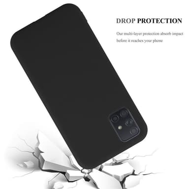 Skal Samsung Galaxy A71 4G Fodral Case (Svart)
