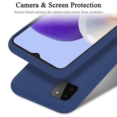 Samsung Galaxy A22 5G Skal Fodral Case (Blå)