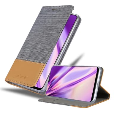 Samsung Galaxy A42 4G Plånboksfodral Skal (Grå)