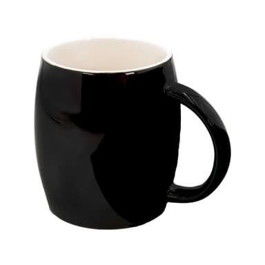 Kaffekopp Kaffemugg porslin med sked och lock 400ml