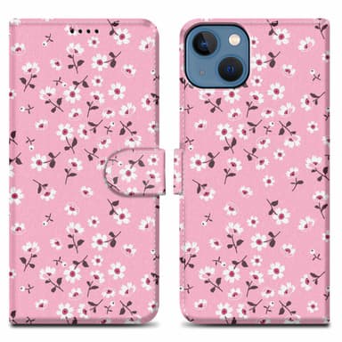 iPhone 13 Plånboksfodral Skal (Rosa)