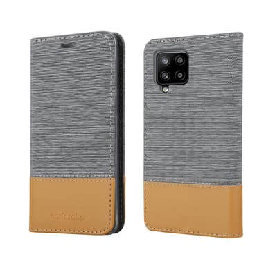 Samsung Galaxy A42 4G Plånboksfodral Skal (Grå)