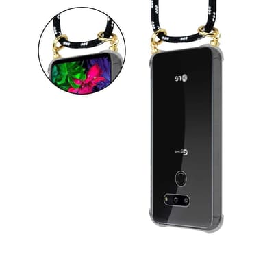 LG G8 ThinQ Skal Fodral Kedja (Svart)