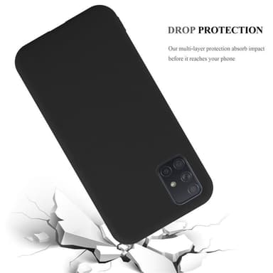 Skal Samsung Galaxy A71 4G Fodral Case (Svart)