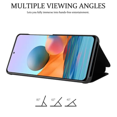 Xiaomi RedMi NOTE 10 PRO Plånboksfodral Skal (Svart)