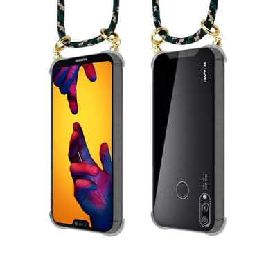 Huawei P20 LITE 2018 / NOVA 3E Skal Fodral Kedja (Brun)