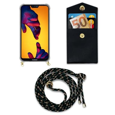 Huawei P20 LITE 2018 / NOVA 3E Skal Fodral Kedja (Brun)