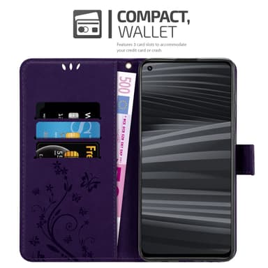 Realme GT 2 / GT Neo 2 Plånboksfodral Skal (Lila)