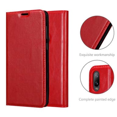 Samsung Galaxy A6s Skal Fodral Case (Röd)