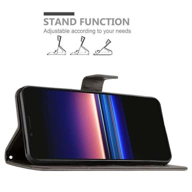 Sony Xperia 1 / Xperia XZ4 Plånboksfodral Skal (Grå)