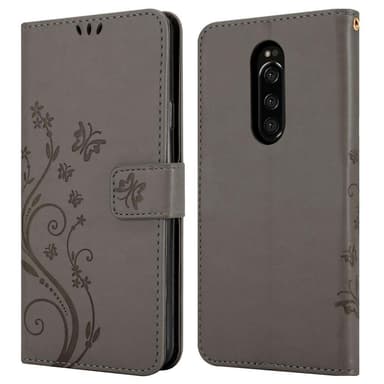 Sony Xperia 1 / Xperia XZ4 Plånboksfodral Skal (Grå)