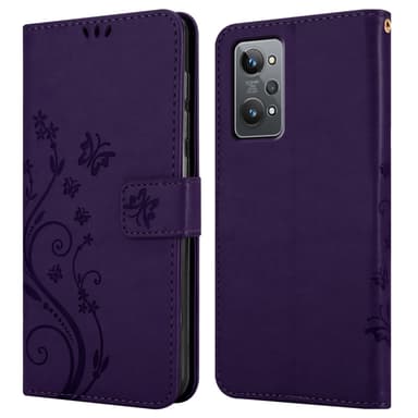 Realme GT 2 / GT Neo 2 Plånboksfodral Skal (Lila)