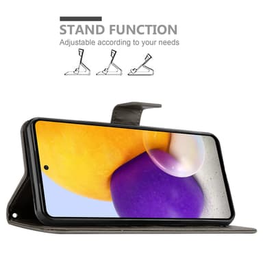 Samsung Galaxy A73 5G Plånboksfodral Skal (Grå)