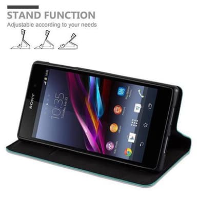 Sony Xperia Z1 Skal Fodral Case (Turkos)