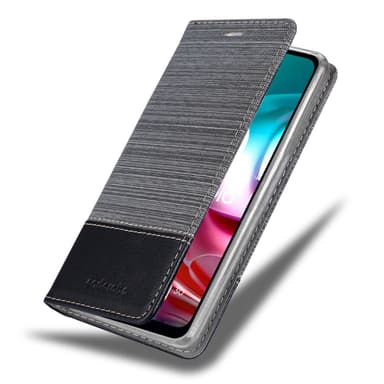 Motorola MOTO G10 / G30 Plånboksfodral Skal (Grå)