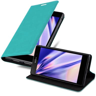 Sony Xperia Z1 Skal Fodral Case (Turkos)