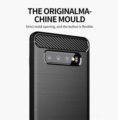Samsung Galaxy S10 PLUS Skal Fodral Case (Svart)