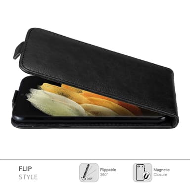 Samsung Galaxy S22 ULTRA Flipfodral Skal (Svart)