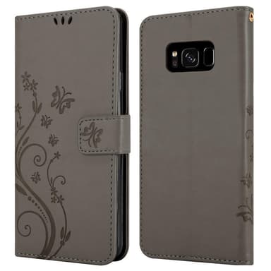 Samsung Galaxy S8 PLUS Plånboksfodral Skal (Grå)