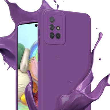 Samsung Galaxy A71 4G Skal Fodral Case (Lila)