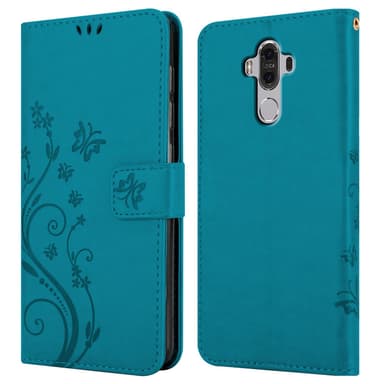 Huawei MATE 9 Plånboksfodral Skal (Blå)