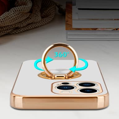 iPhone 14 PRO MAX Skal Fodral Case (Vit)