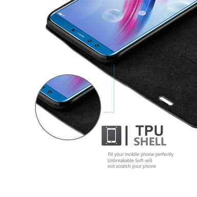 Honor 9 LITE Skal Fodral Case (Svart)
