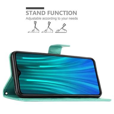 Xiaomi RedMi NOTE 8 PRO Plånboksfodral Skal (Turkos)