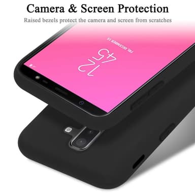 Samsung Galaxy A6 PLUS 2018 Skal Fodral Case (Svart)
