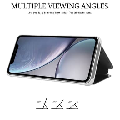 iPhone XR Plånboksfodral Skal (Silver)