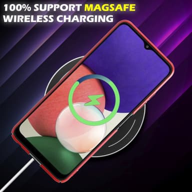 Samsung Galaxy A22 5G Skal Fodral Case (Röd)