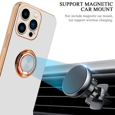 iPhone 14 PRO MAX Skal Fodral Case (Vit)