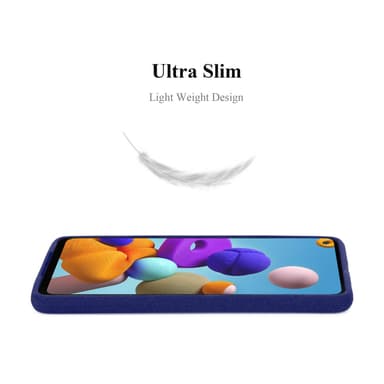 Skal Samsung Galaxy A21s Fodral Case (Blå)
