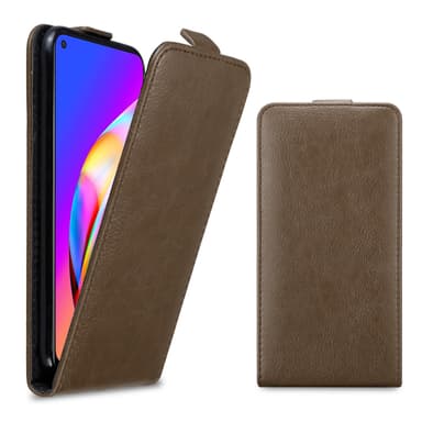 Oppo A94 5G Flipfodral Skal (Brun)