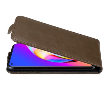 Oppo A94 5G Flipfodral Skal (Brun)