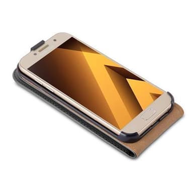 Samsung Galaxy A3 2017 Flipfodral Skal (Svart)