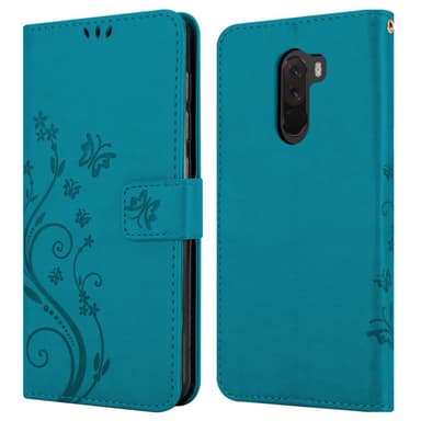 Xiaomi Pocophone F1 Plånboksfodral Skal (Blå)