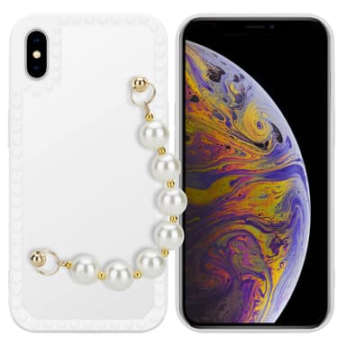 iPhone XS MAX Skal Fodral Case (Vit)