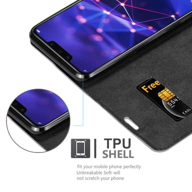 Huawei MATE 20 LITE Skal Fodral Case (Grå)