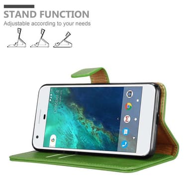 Google PIXEL Plånboksfodral Skal (Grön)