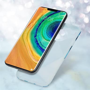Huawei MATE 30 PRO Plånboksfodral Skal (Blå)