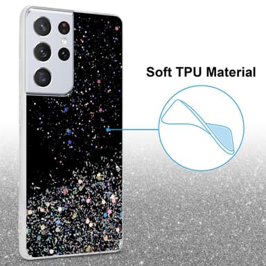 Samsung Galaxy S21 ULTRA Skal Fodral Case (Svart)