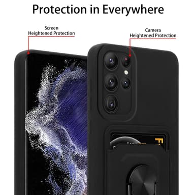 Samsung Galaxy S22 ULTRA Skal Fodral (Svart)